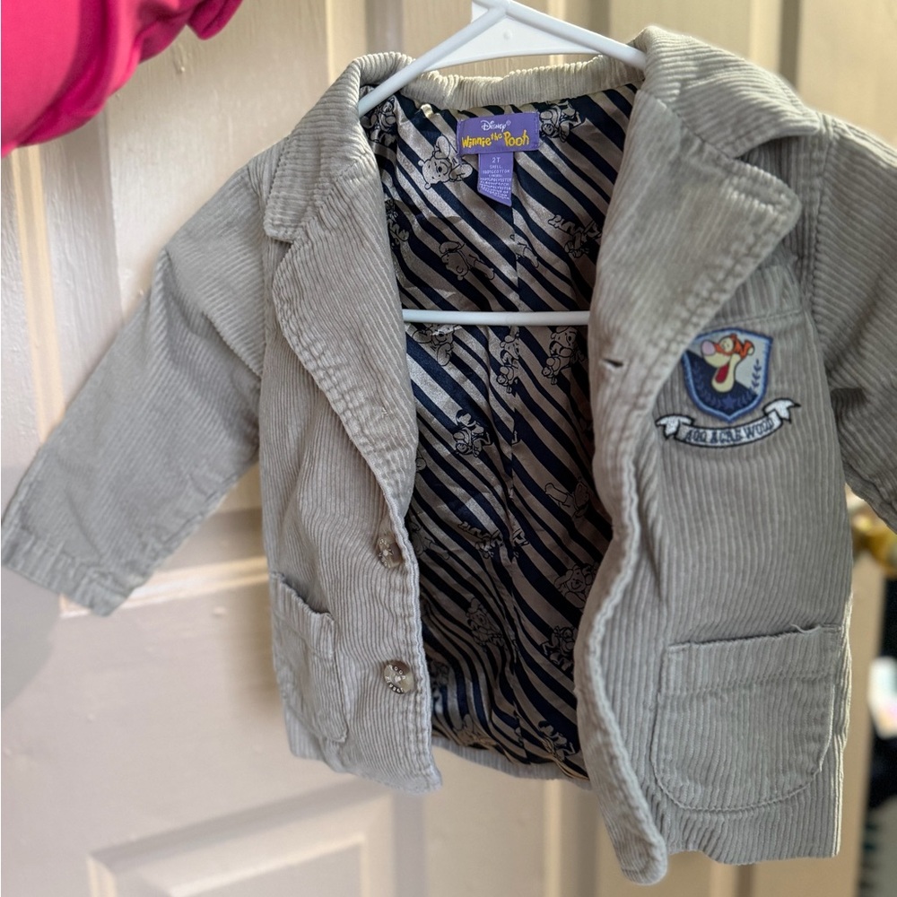 Vintage Winnie the Pooh Corduroy Jacket 2T